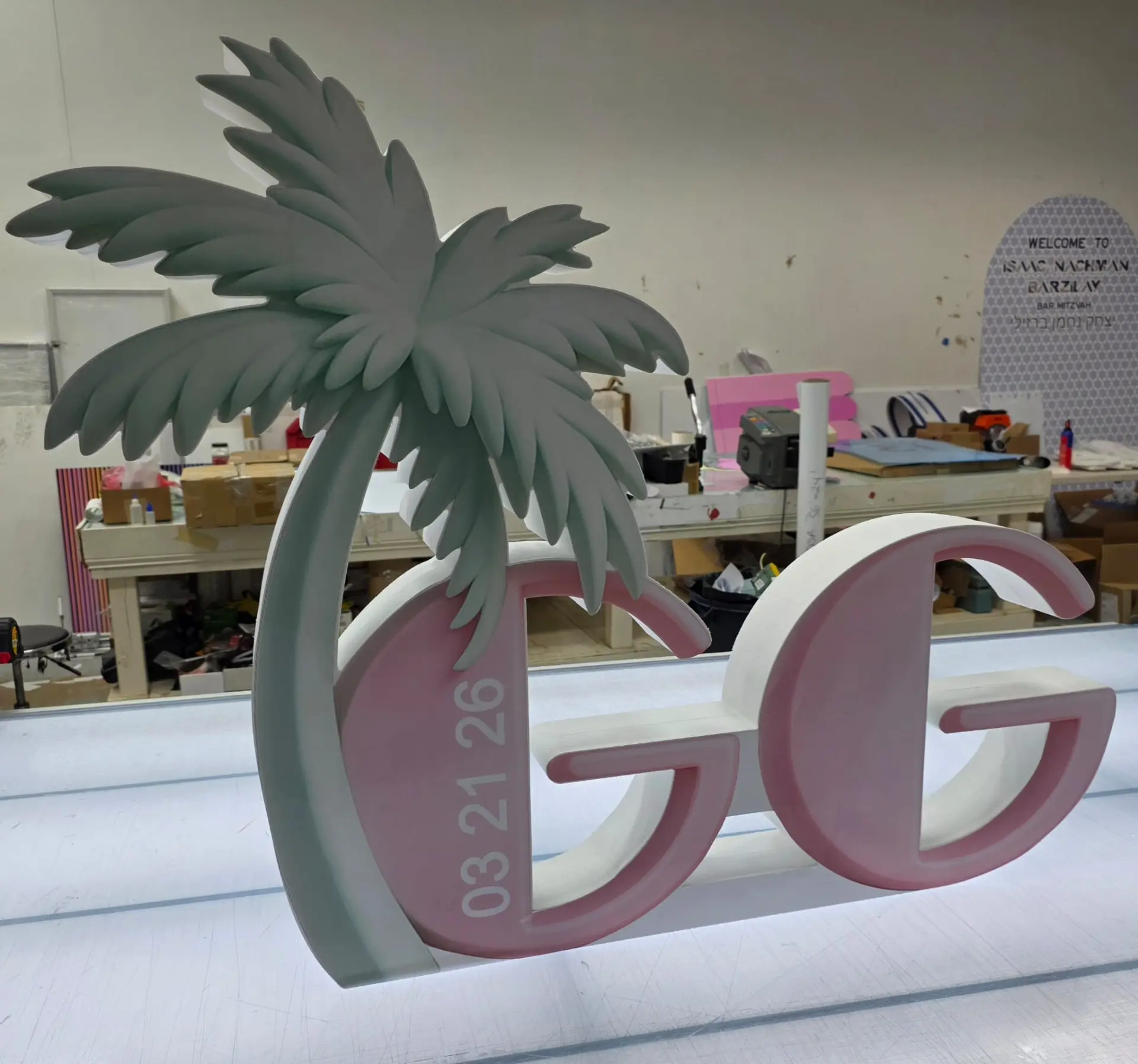 Floating Foam Letters